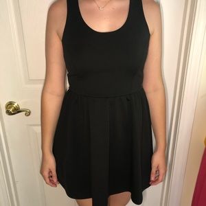 Black Peplum Dress